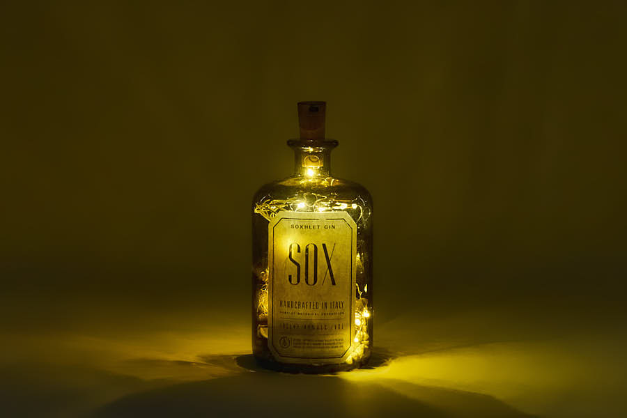 Lampada Gin Sox - realizzata a mano - pezzo unico - Image 2